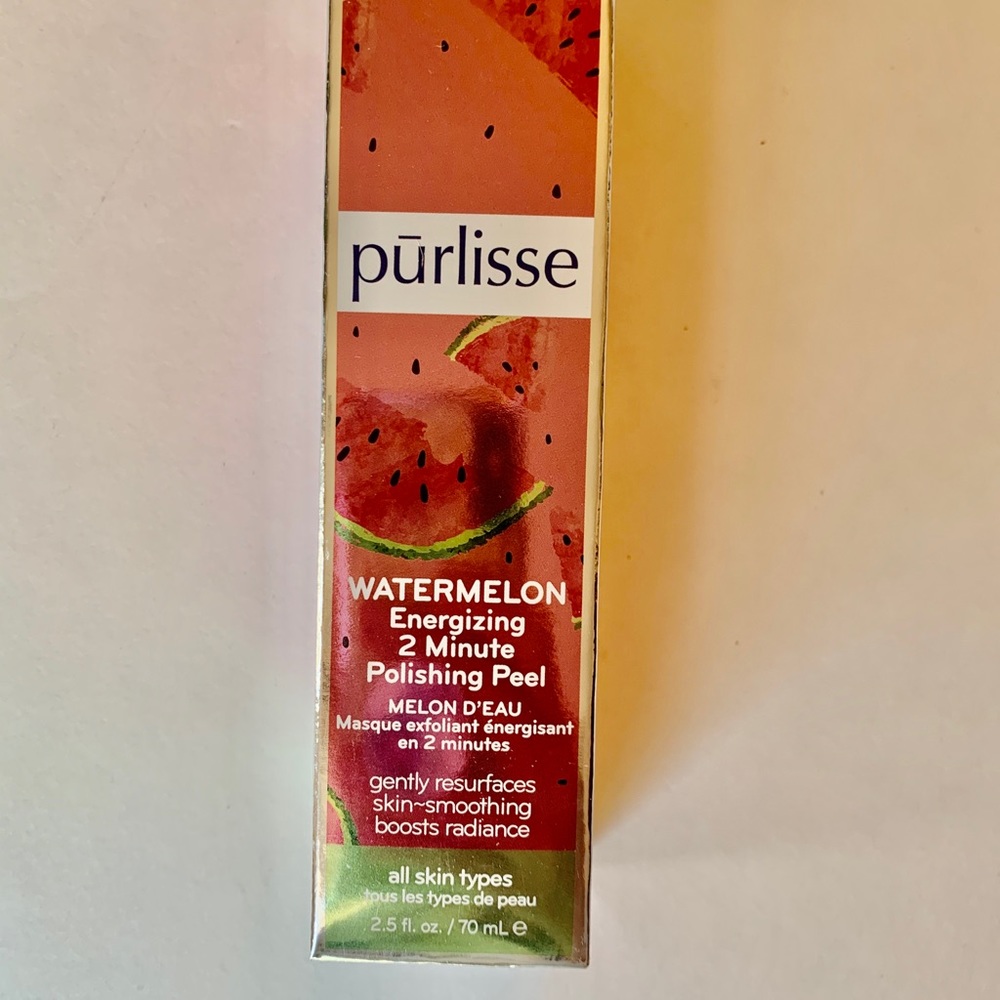 NIB Purlisse Watermelon 2 minute polishing peel
